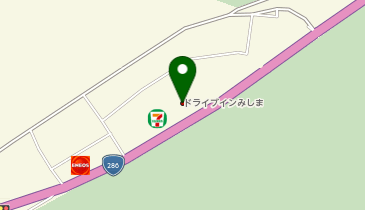 ドライブイン みしまの地図画像