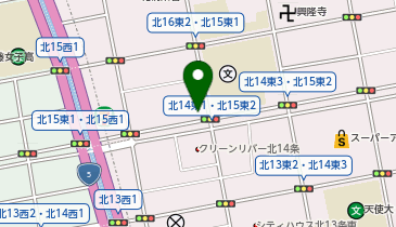そば長 (北光店)の地図画像