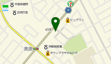 舞麺食堂 松風 (美里店)の地図画像