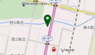 ラーメンのまる八の地図画像