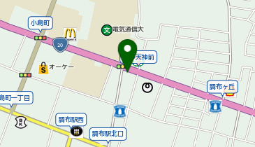 中華 おはらの地図画像