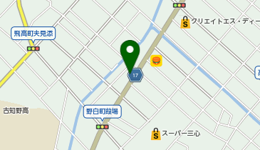 横浜家系ラーメン 野白家 (江南店)の地図画像
