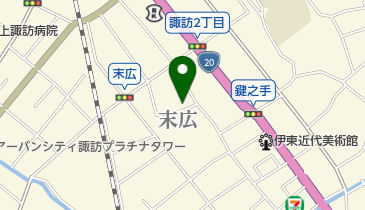 まとい食堂の地図画像