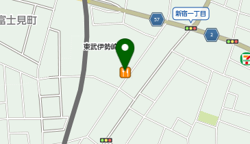 大阪王将 (館林新宿店)の地図画像