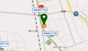 CoCo壱番屋 (大府共和店)の地図画像