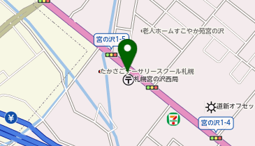ど豚骨らぁめん 雪家 豚兵衛 (宮の沢店)の地図画像