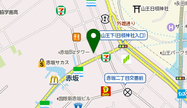 らぁめん 赤坂 みづ菜の地図画像