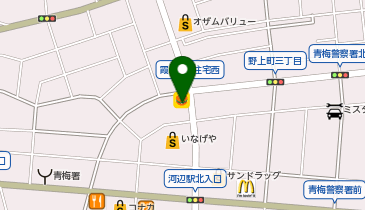 中華料理 天龍の地図画像