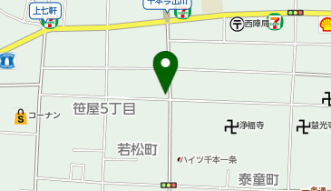 せんぼんぐらばー館の地図画像