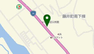 中華そば ゆら吉 (韮崎店)の地図画像