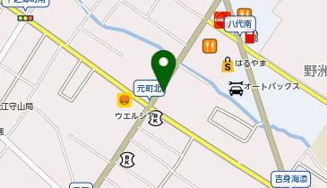 近江つけ麺 きなりの地図画像