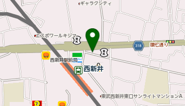 つけ麺 タイヨウの地図画像