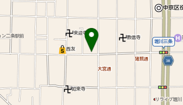 甘蘭牛肉麺 (京都三条店)の地図画像