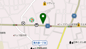 中華そば 座座の地図画像