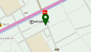 多加水手揉み熟成麺 くるりの地図画像