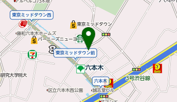 入鹿TOKYOの地図画像