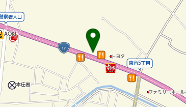 喜多方ラーメン坂内 (本庄店)の地図画像