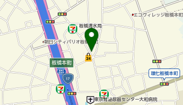 中華料理 一元の地図画像