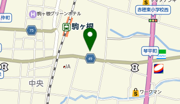 割烹 若松の地図画像