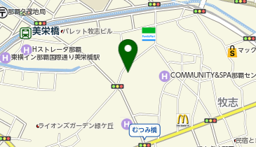 牧志牛肉麺の地図画像