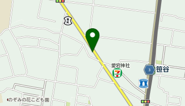 つけ麺 勝の地図画像