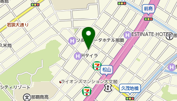 そば処 わかまつの地図画像