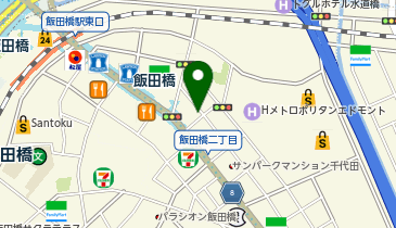 香港 贊記茶餐廳 (飯田橋店)の地図画像