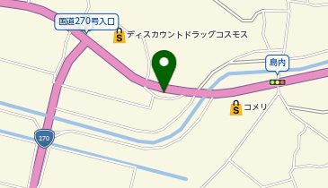 ラーメン潮騒の地図画像