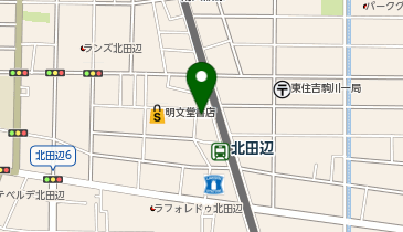 麺屋 山住の地図画像