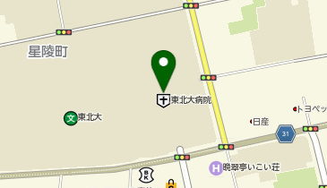 辛酉会食堂の地図画像
