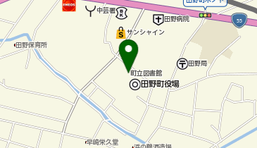 田野駅屋の地図画像
