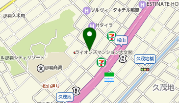 沖縄そば つるまつの地図画像