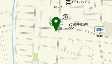 ゆで太郎 (福井種池店)の地図画像