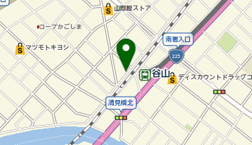 麺や盃の地図画像