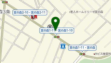 ラギ蕎麦の地図画像