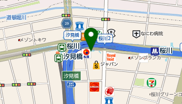 北京料理 龍の地図画像