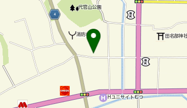 しらかわ食堂の地図画像