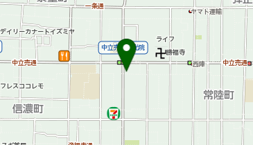 蘭州牛肉拉麺の地図画像
