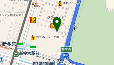 かすうどん恵美須屋 (2号店)の地図画像