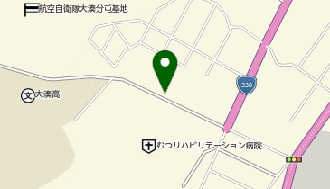 あしざき食堂の地図画像