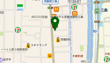 ラーメン大戦争 (京都河原町店)の地図画像