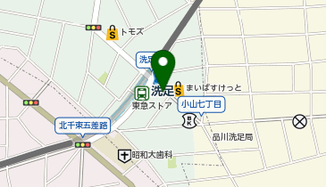 中華料理 楽の地図画像