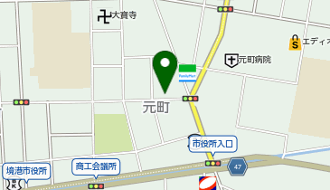 あおみどりの地図画像