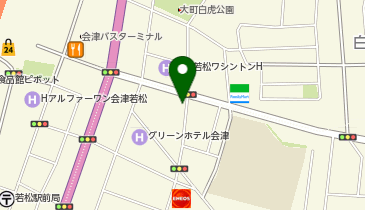 とんかつ かつ一の地図画像