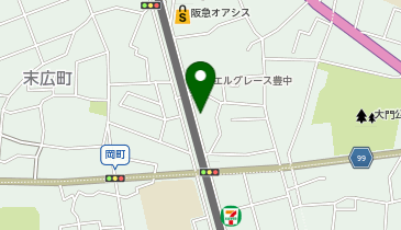 中華そば 八の地図画像