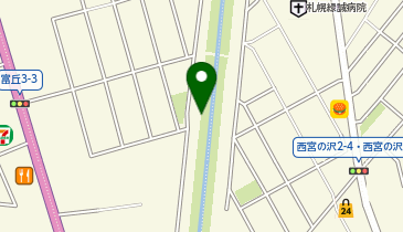 つけ麺まるや (西宮の沢店)の地図画像