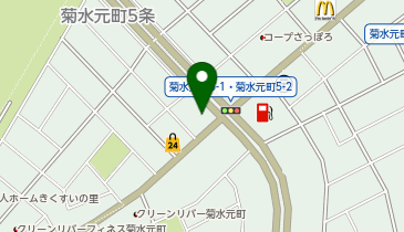 丸源ラーメン (札幌菊水元町店)の地図画像