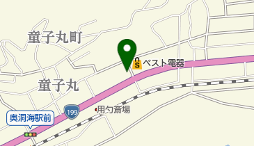 筑豊ラーメン 山小屋 (若松店)の地図画像
