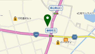 八幡のすしべん (七尾東店)の地図画像