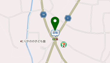八幡のすしべん (羽坂店)の地図画像